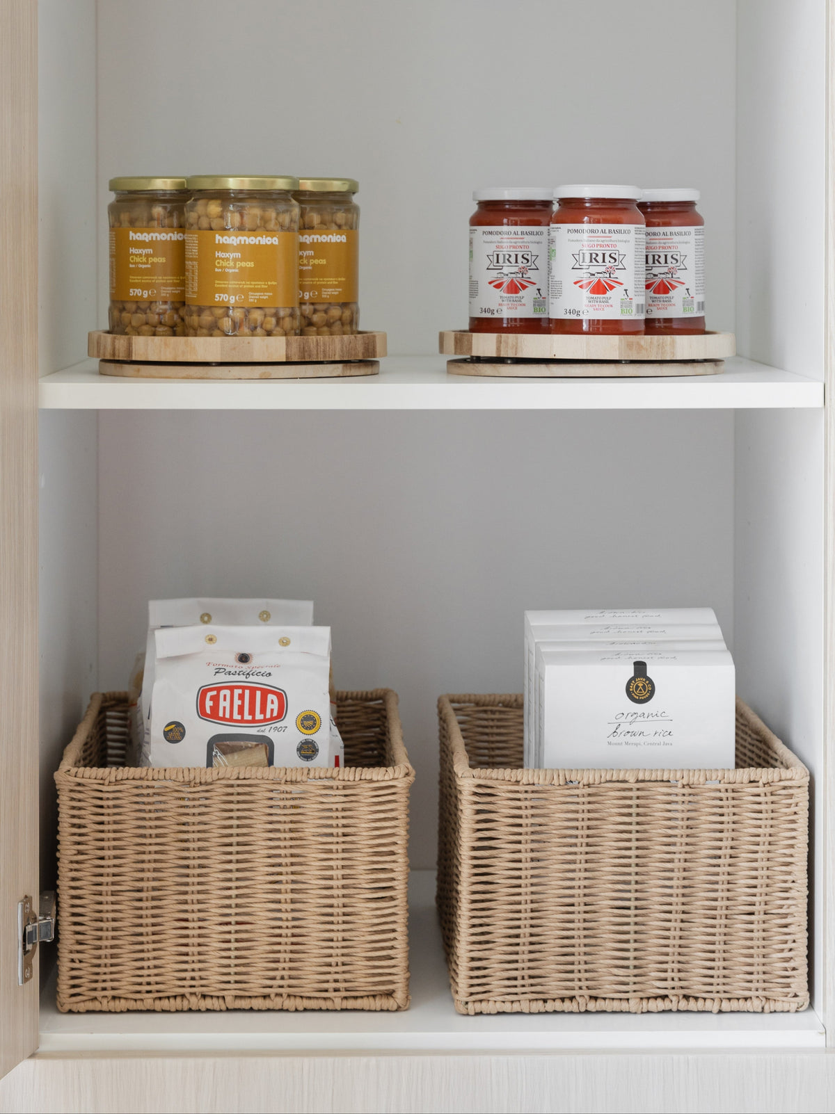 Paper Rope Basket Set | Large + Medium