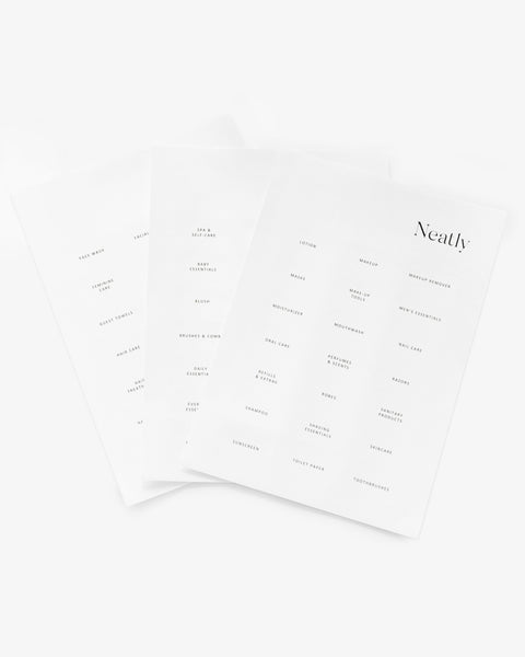 Bathroom Label Set