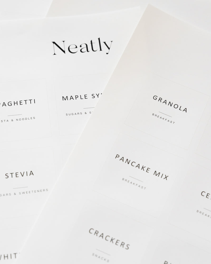 Pantry Label Set