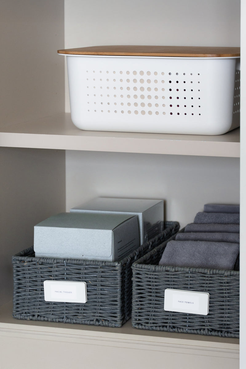 Shop l Paper Rope Basket, Grey – Neatly