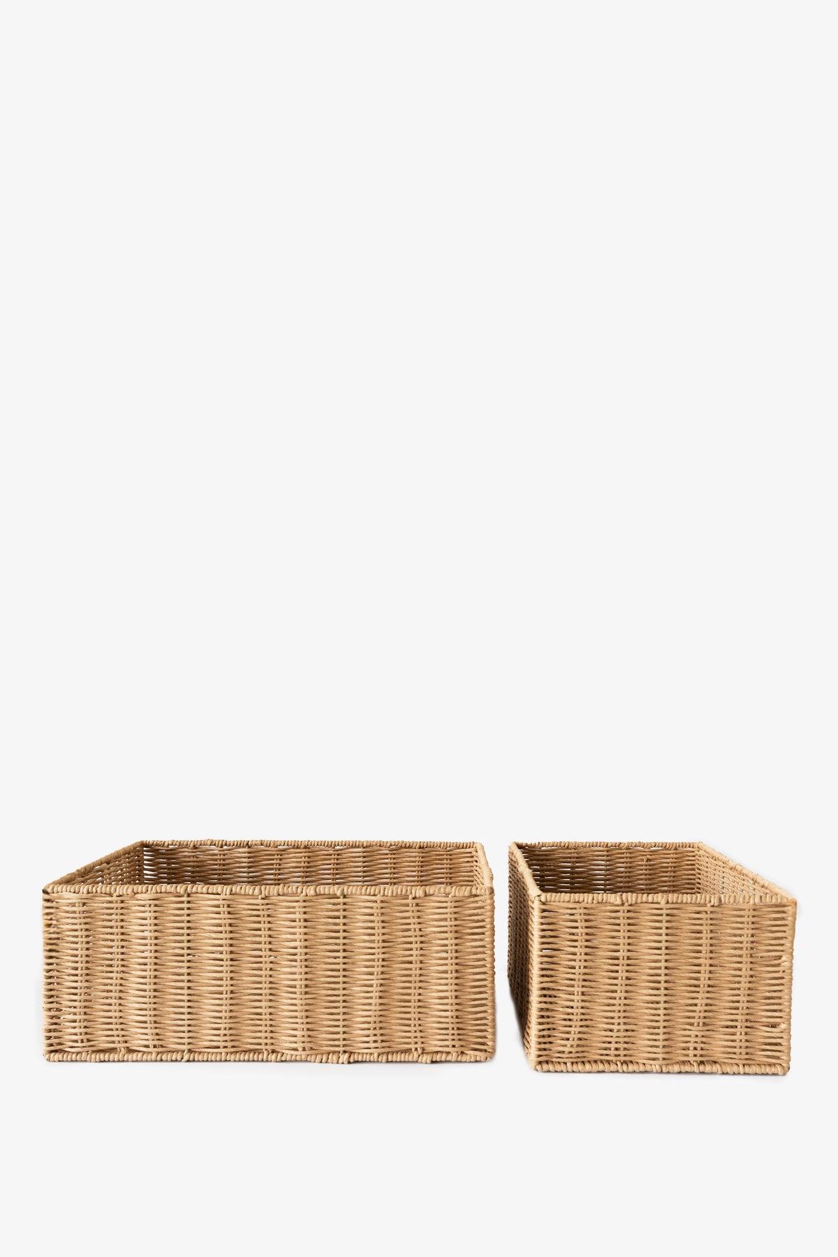 Paper Rope Basket Set | Large + Medium