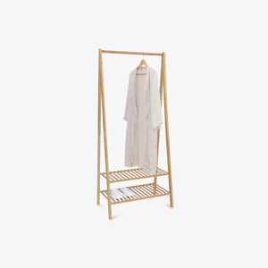 2-Tier Bamboo Clothes Rack